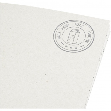 Logotrade firmakingitused pilt: Dairy Dream A5 suuruses viide taaskasutatud piimapakkidest cahier märkmik